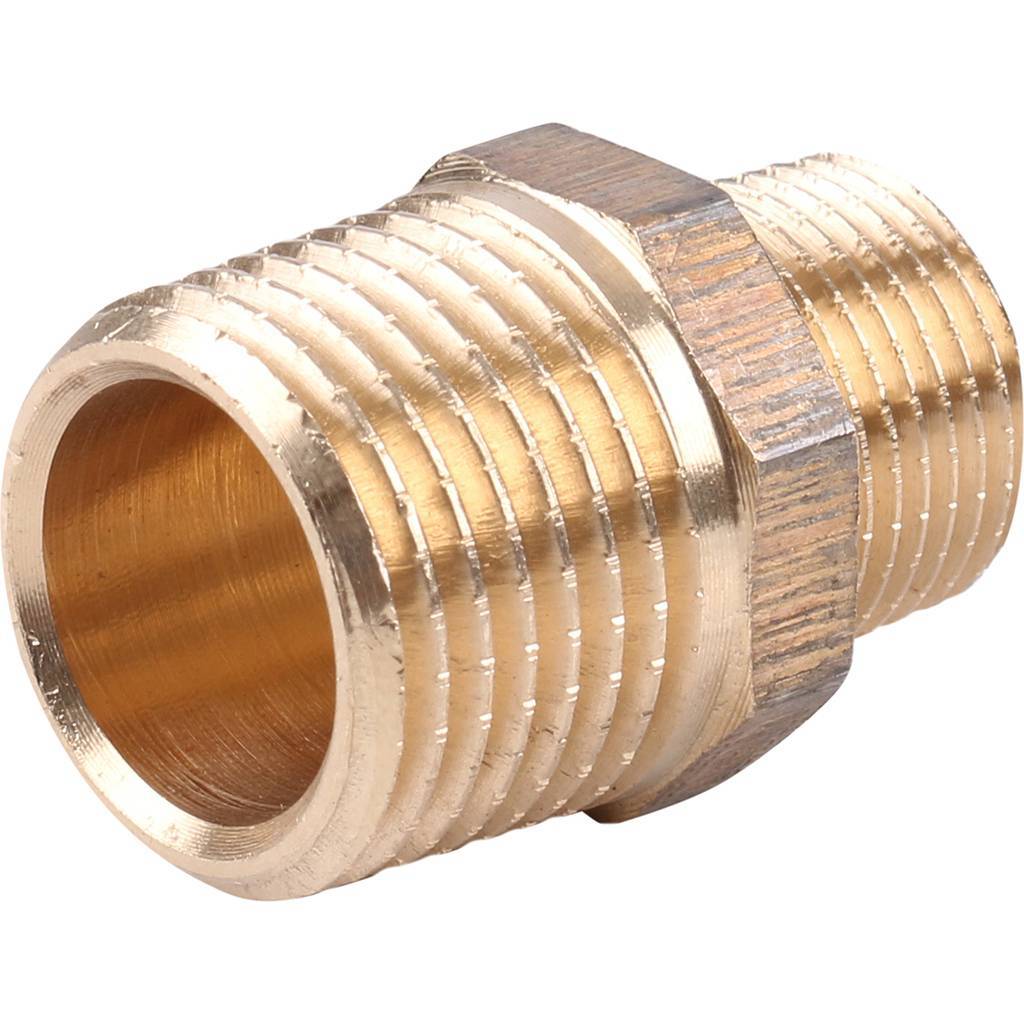Viega 3245 Ниппель переходной НН, 1/2х3/8, бронза