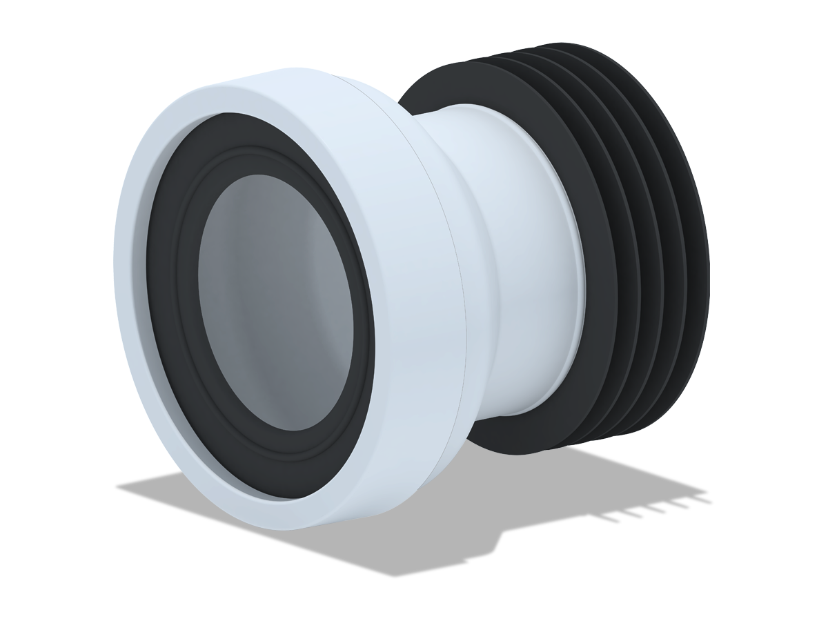 Труба фановая АНИ Пласт 120 d110мм L=120мм для чугунных труб