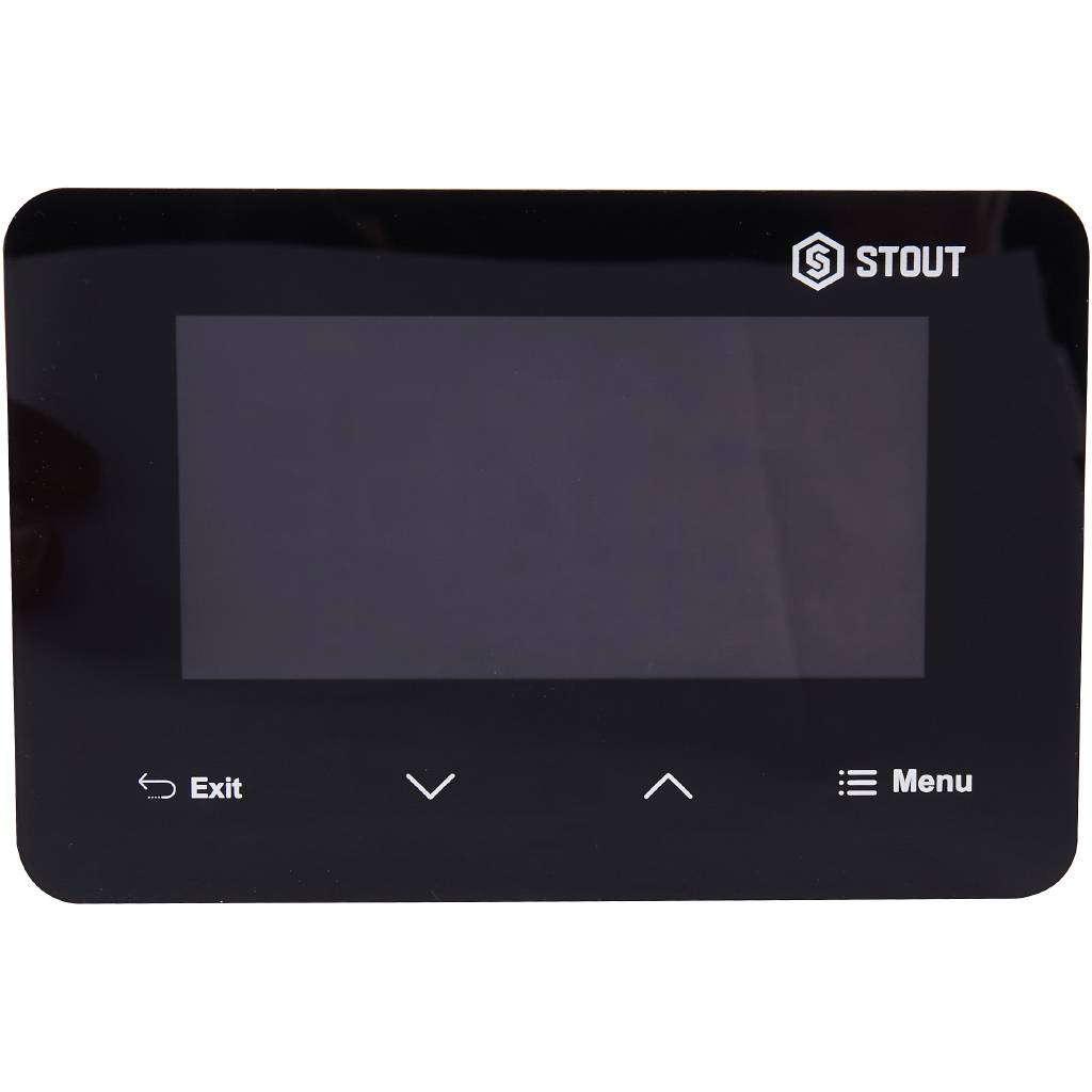 Беспроводной комнатный двухпозиционный регулятор STOUT ST-293v2 (черный)