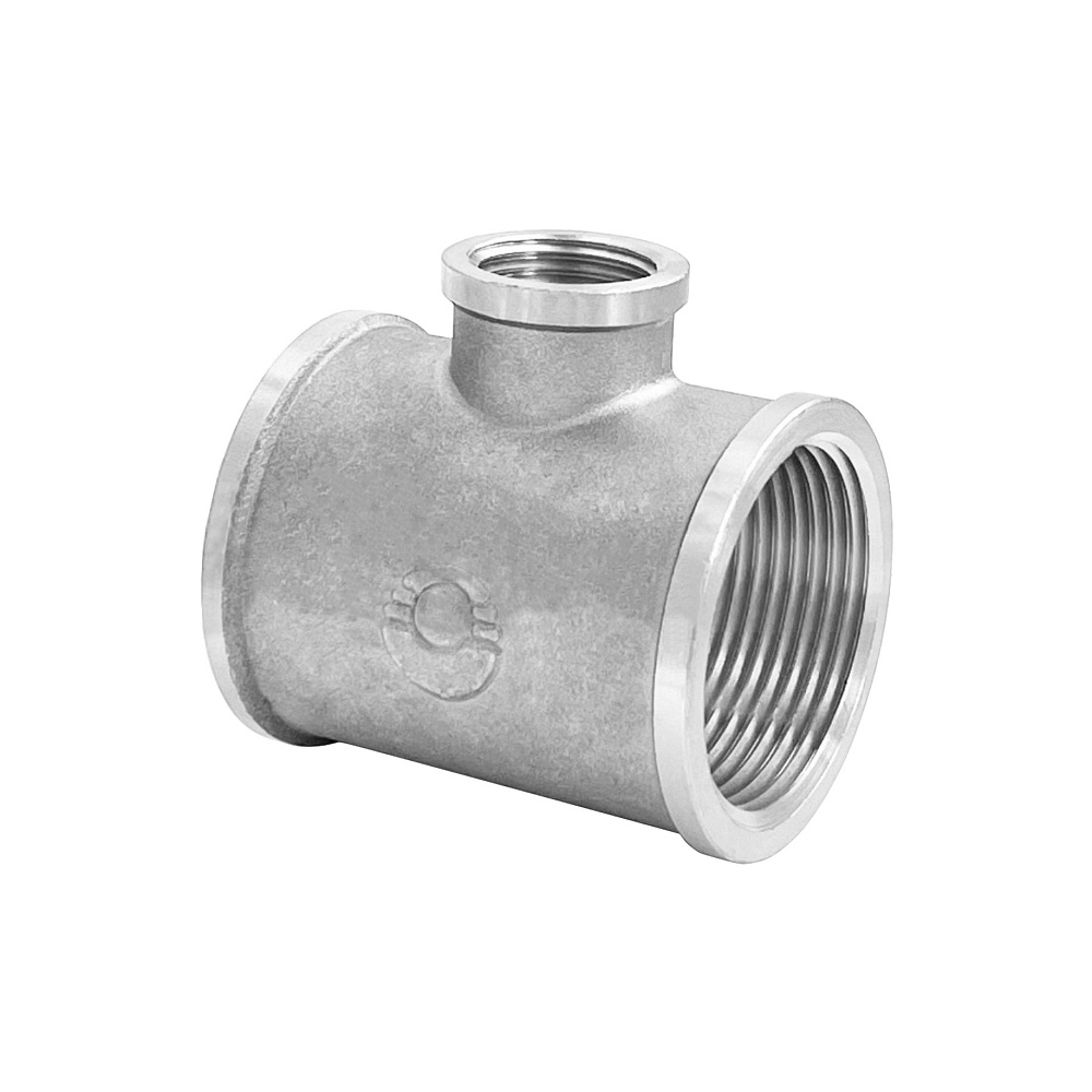 Тройник переходной VALFEX Ду15х20х15 ВР (никелированный)