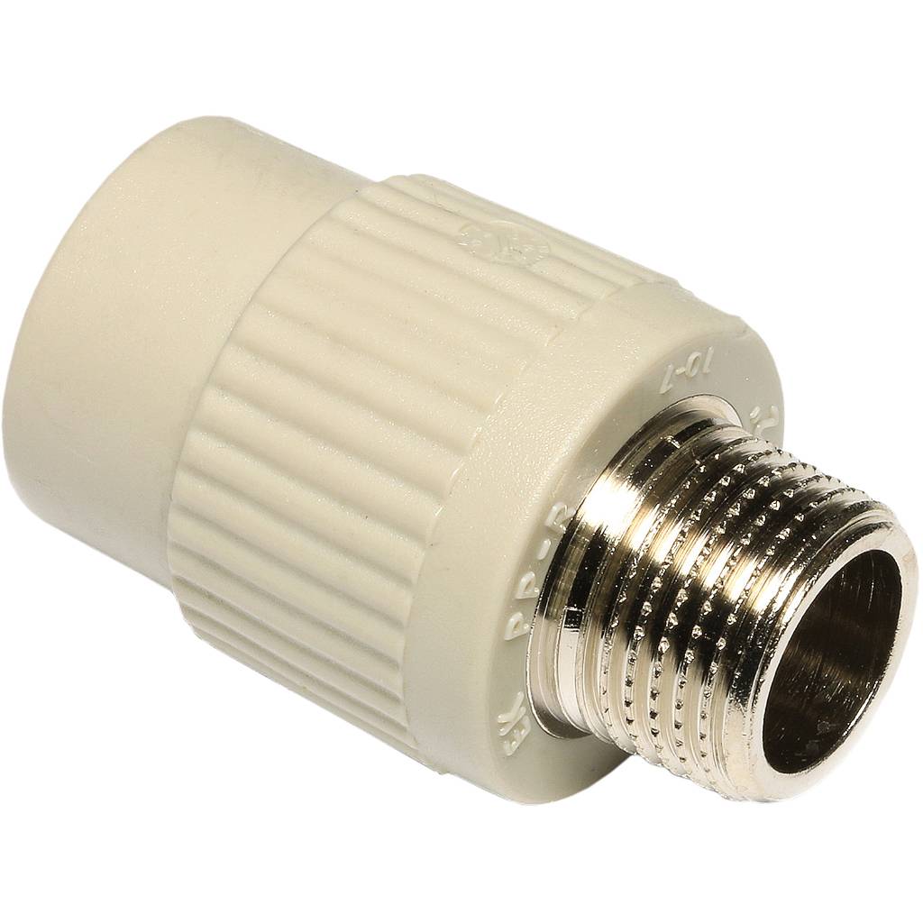 Муфта Ekoplastik ППР 20х1/2" с металлической наружной резьбой