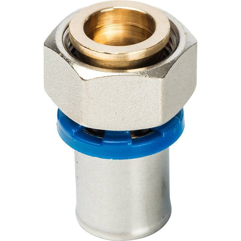 Переходник Prandelli Multyrama 16х2,0х1/2" с накидной гайкой профиль H, TH, U для металлопластиковых