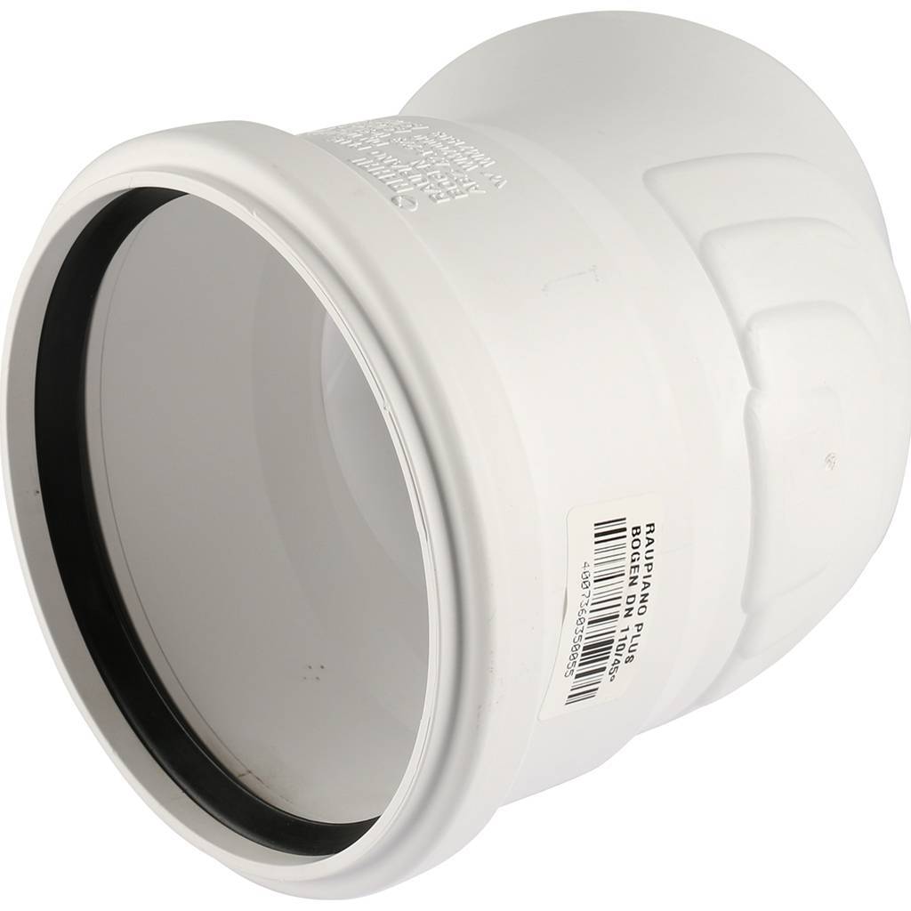 REHAU RAUPIANO PLUS Отвод диаметром 110 на 45°