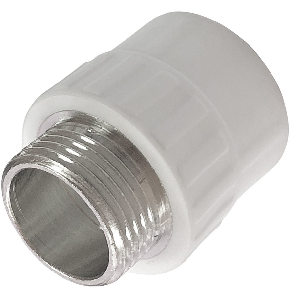 Муфта комбинированная VALFEX PRO PP-R Dn25х3/4" НР (белый)