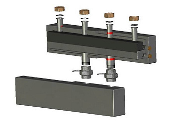 Meibes Распределительная гребенка для настенного монтажа