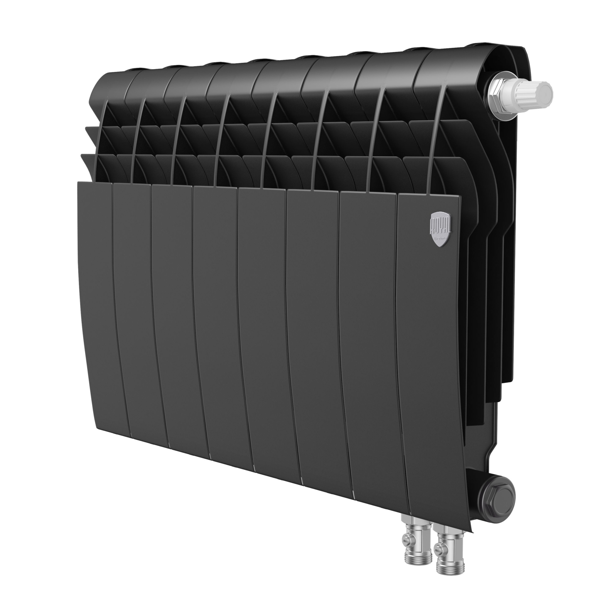 Радиатор биметаллический Royal Thermo BiLiner 350 /Noir Sable VR - 8 секций