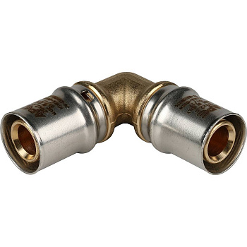 Угольник 90° STOUT 20х20 для металлопластиковых труб (прессовой)