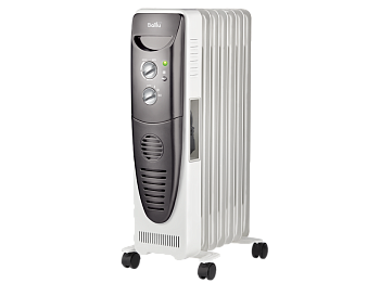 Масляный радиатор Ballu Turbo BOH/TB- 07FH 1500 (7 секций) белый