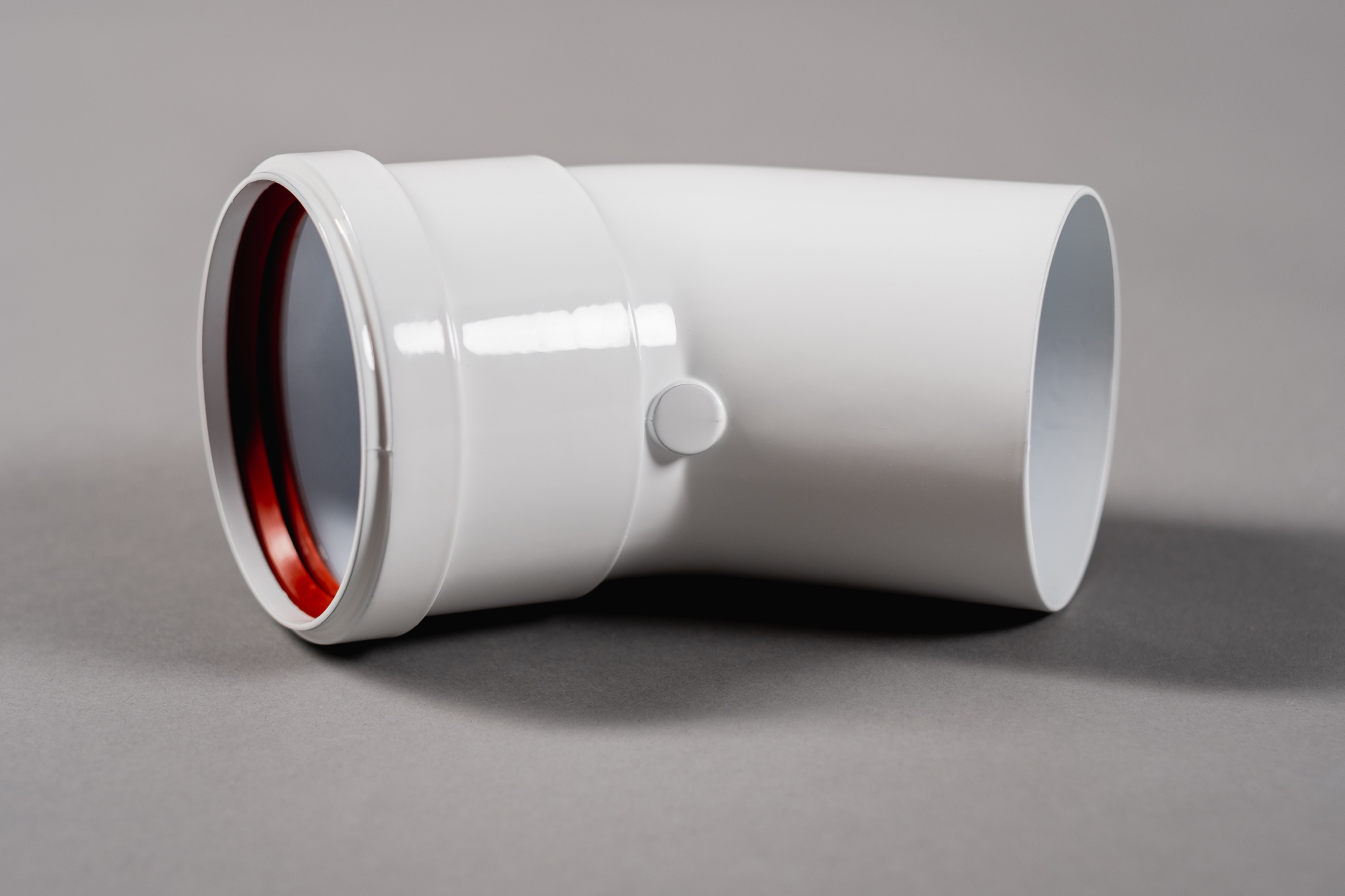 Отвод Baxi 45° DN80 алюминиевый эмалированный