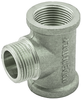 Тройник ELSEN, ВНВ, 1/2", 1/2", 1/2", TIN латунь, равнопроходной