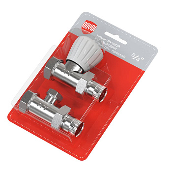 Набор ручной регулировки радиатора Royal Thermo прямой 3/4"