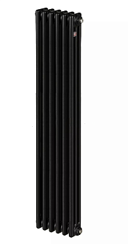 Радиатор трубчатый Zehnder Charleston модель 3180 6 секций (Черный матовый)