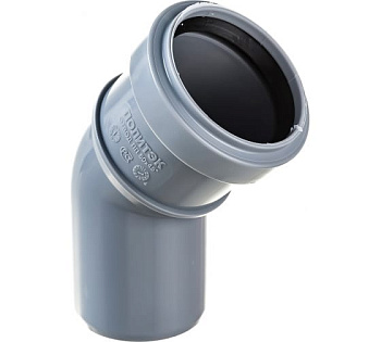 Отвод Политэк D50х45°