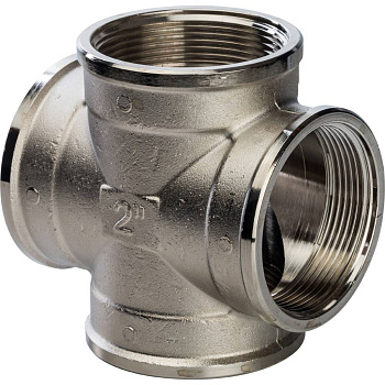 Крестовина STOUT 2" ВВ (никелированная)