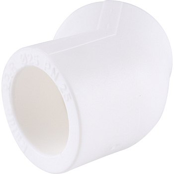 Kalde d=25 Угольник 45* для полипропиленовых труб под сварку (цвет белый)