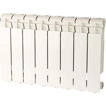 Алюминиевый секционный радиатор Global VOX- R 200 14 секций (белый RAL 9010)