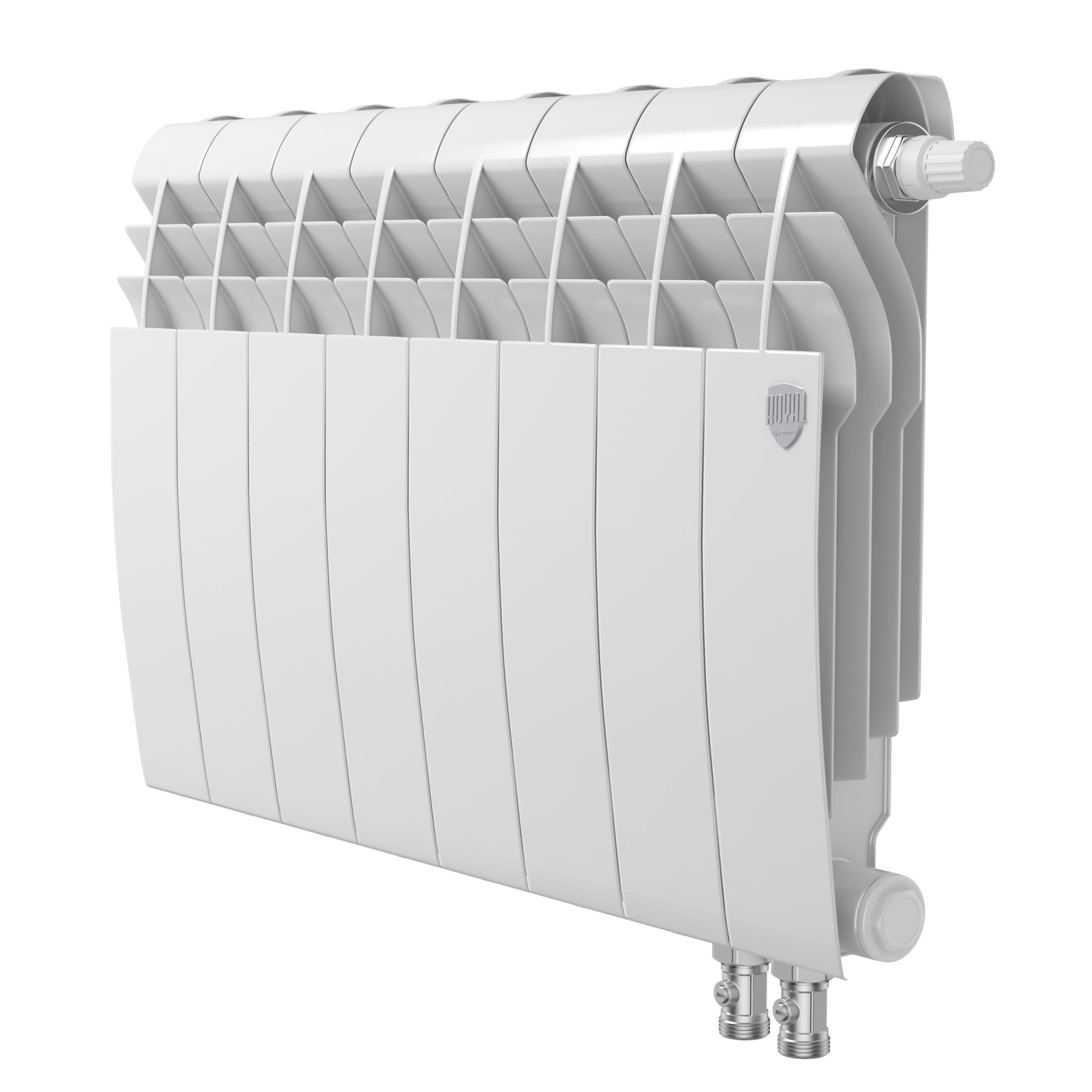 Радиатор биметаллический Royal Thermo BiLiner 350 /Bianco Traffico VR - 8 секций