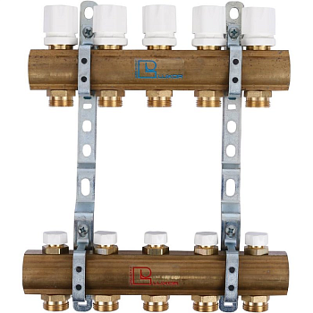 Коллекторная группа Luxor CD 468/5 1х3/4ЕК 5 контуров с регулирующими вентилями