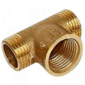 Тройник равнопроходной ELSEN НВН 1/2", латунь