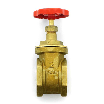 Задвижка клиновидная UNI-FITT В 2" PN10 (латунь)