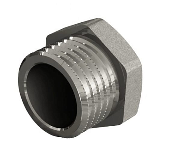 Заглушка ELSEN, Н, 1/2", TIN латунь