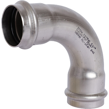 Отвод Sanha NiroSan 90° 54 ВПр-ВПр 9002A