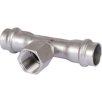 Тройник Sanha NiroSan 18x1/2x18 ВПр-ВР-ВПр 9130G