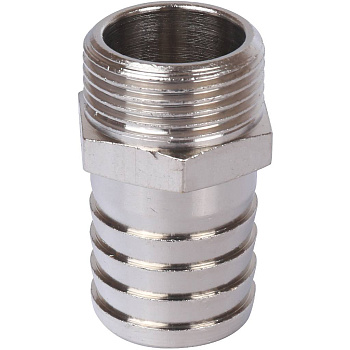 Штуцер STOUT 3/4"х25 НР (никелированный)