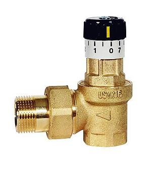 Watts USV 16 Предохранительный клапан с манометром 0,06 - 0,36 бар