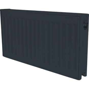 Стальной панельный радиатор ROMMER Ventil 21/300/1800 подключение нижнее правое (Графитовый серый)