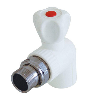 Kalde Кран шаровой разборный угловой с накидной гайкой 25x1/2"