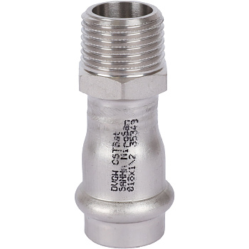 Ниппель Sanha NiroSan 18x1/2 ВПр-НР переходной  9243G