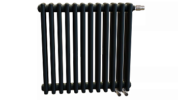 Радиатор трубчатый Zehnder Charleston Completto модель 3057 12 секций (Черный матовый)