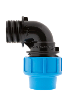 Отвод Джилекс 25х1" П с наружной трубной резьбой