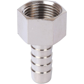 Штуцер STOUT 3/8"х10 ВР (никелированный)