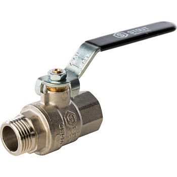 STOUT Кран шаровой полнопроходной  (ВР/НР - ручка рычаг 1/2)