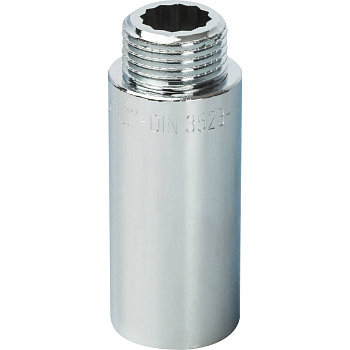 Удлинитель STOUT 1/2"X55 НР-ВР (хромированный)
