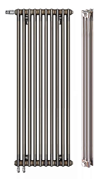 Радиатор трубчатый Zehnder Charleston Completto модель 3180 10 секций (Прозрачный лак)