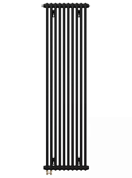 Радиатор трубчатый Zehnder Charleston Completto модель 2180 10 секций (Черный матовый)