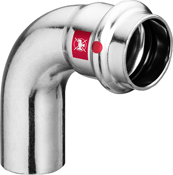 Угол Viega Prestabo 90° с SC-Contur 15 мм модель 1116.1