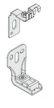 Кронштейн настенный ELSEN для радиаторов с нижним подключением, комплект 2 шт. (кроме 10 и 11 типа)