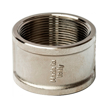 Муфта STOUT 1/8" ВВ (никелированная)