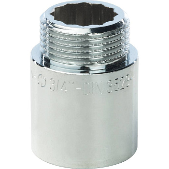 Удлинитель STOUT 3/4"X30 НР-ВР (хромированный)