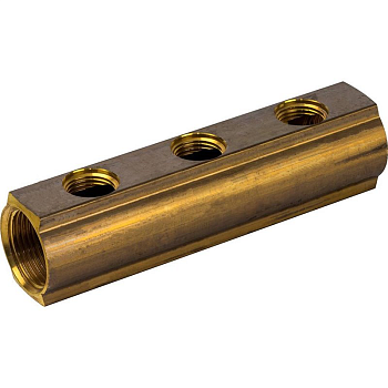 Распределительный коллектор Luxor CD 457/3 1х1/2" ВР 3 контура