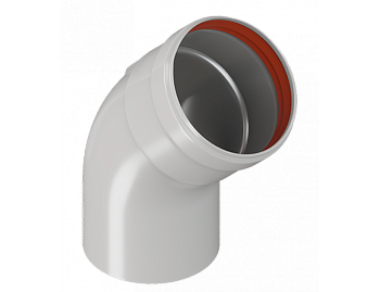 Колено Royal Thermo D80 MF 45°