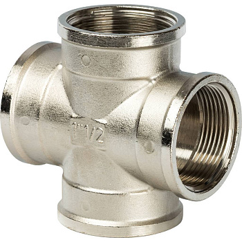 Крестовина STOUT 1 1/2" ВВ (никелированная)