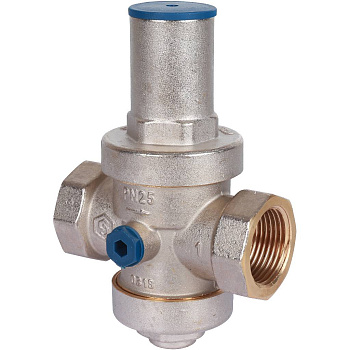 Редуктор давления STOUT 1" PN25 с выходом под манометр