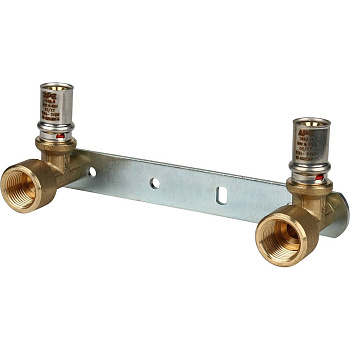 Настенный комплект для смесителя STOUT 1/2"х16 с креплением для металлопластиковых труб (прессовой)