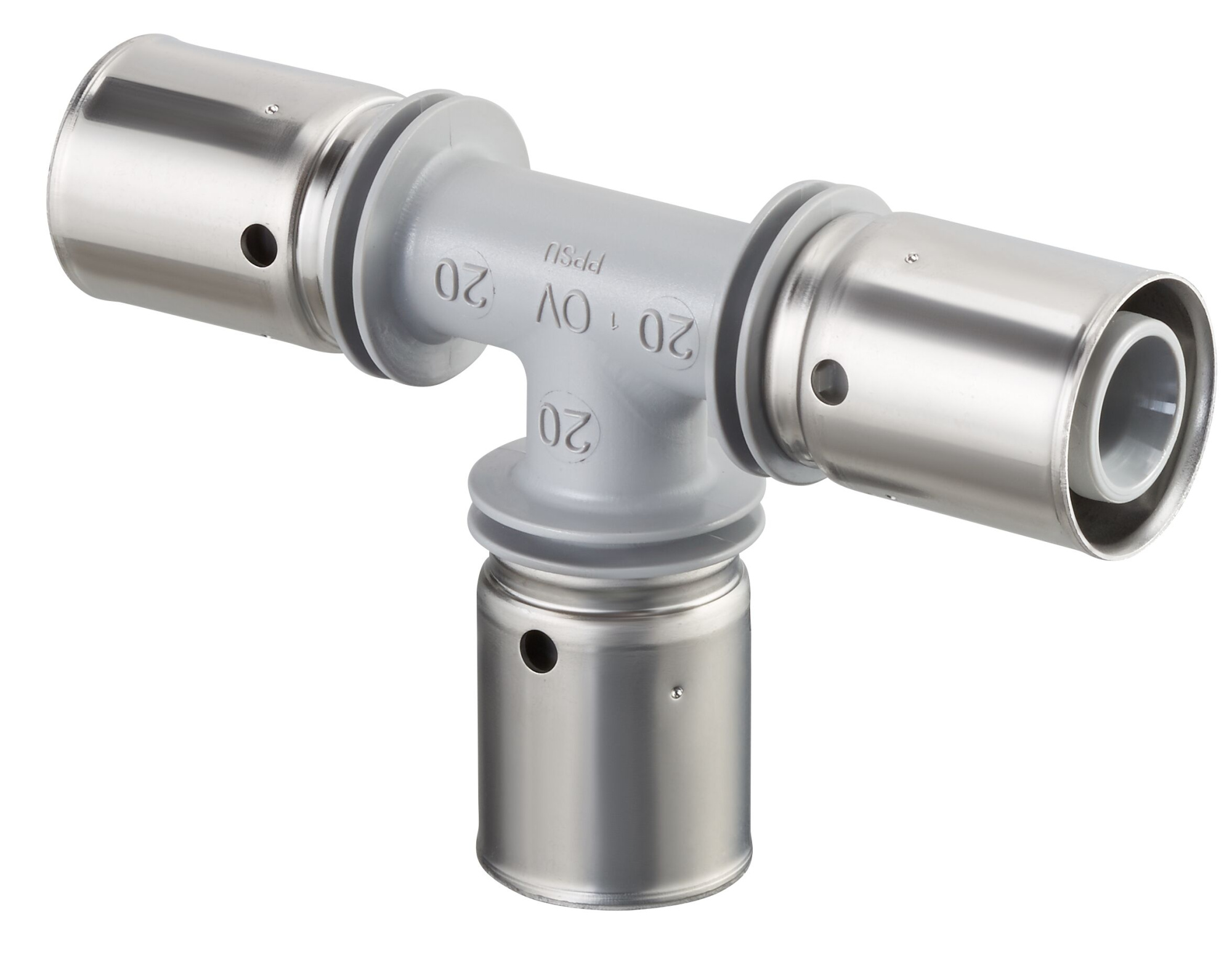 Тройник OVENTROP Cofit PDK 16х16х16 прессовый PPSU (полифенилсульфон PX)