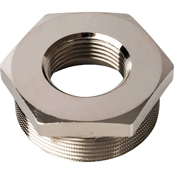 Футорка STOUT 1"х2" (никелированная)